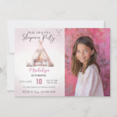Sleepover Foto Boho Teepee Slumber Party Verjaarda Kaart (Voorkant)