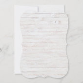 Sleepover onder de Stars Tepee Navy Gold Birthday Kaart (Achterkant)