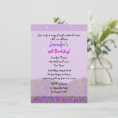 Sleepover onder de sterrenoorlog - Paars Kaart (Staand voorkant)