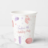 Sleepover Pajama Birthday Party Papieren Bekers (Voorkant)