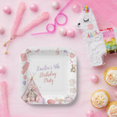 Sleepover Pajama Birthday Party Papieren Bordje (Feest)