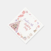 Sleepover Pajama Birthday Party Servet (Hoek)