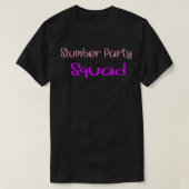 Sleepover Pajama Party tee, Matching Slumber Party T-shirt (Design voorkant)