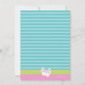 Sleepover Pajama Slumber Party Chalkboard Kaart (Achterkant)