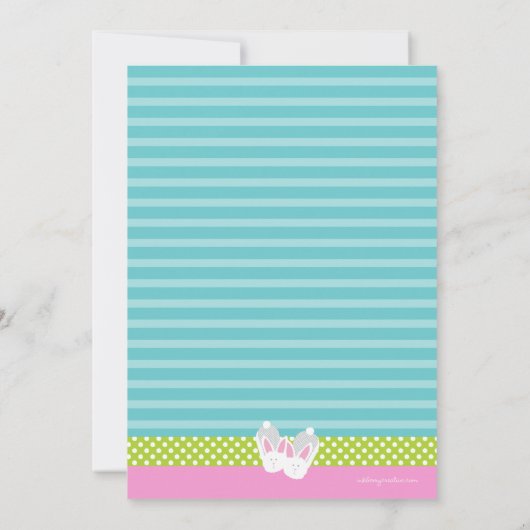 Sleepover Pajama Slumber Party Chalkboard Kaart (Achterkant)