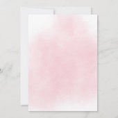 Sleepover Party Girl Spa Pink Birthday Invitation Kaart (Achterkant)