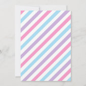 Sleepover Party Girl Spa Pink Birthday Invitation Kaart (Achterkant)