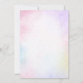 Sleepover Party Girl Spa Pink Birthday Invitation Kaart (Achterkant)