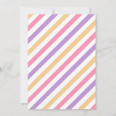 Sleepover Party Girl Spa Pink Birthday Invitation Kaart (Achterkant)