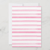 Sleepover Party Girl Spa Pink Birthday Invitation Kaart (Achterkant)