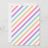 Sleepover Party Girl Spa Pink Birthday Invitation Kaart (Achterkant)