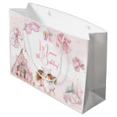 Sleepover pyjama kids verjaardagsfeestje groot cadeauzakje (Achterkant Gekanteld)