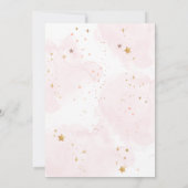 Sleepover pyjama kids verjaardagsfeestje kaart (Achterkant)