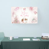 Sleepover pyjama kids verjaardagsfeestje spandoek (Beurs)