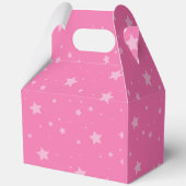 Sleepover slumber party roze paarse tween bedankdoosjes (Achterkant)