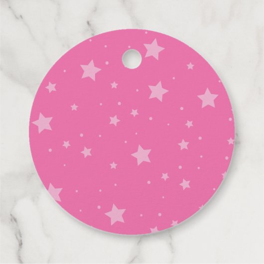 Sleepover slumber party roze paarse tween bedankjes labels (Achterkant)