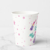 Sleepover slumber party roze paarse tween papier p papieren bekers (Rechts)