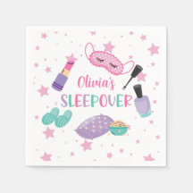 Sleepover slumber party roze paarse tween