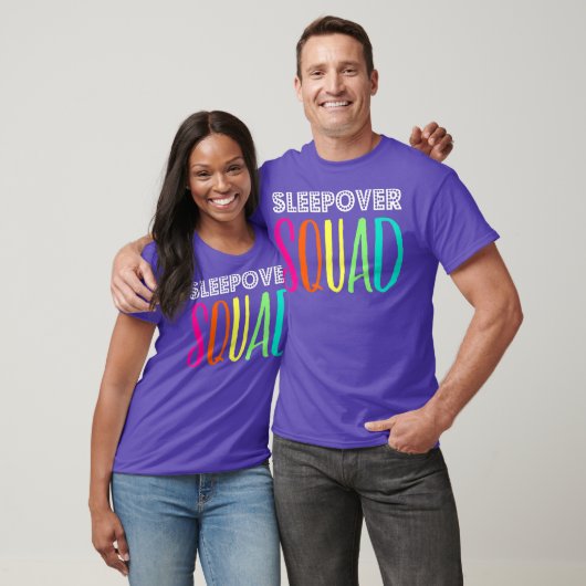 Sleepover Squad Great for Slumber Party T-shirt (Unisex)