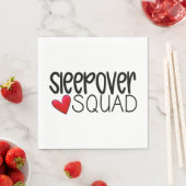 Sleepover Squad Heart Party Servet (Insitu)