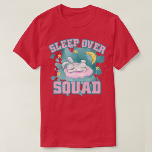 Sleepover Squad Pajama Top Bunny (Design voorkant)