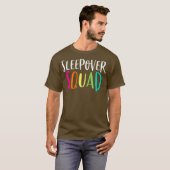 Sleepover Squad Shirt Cute Slumber Pajama Party (Voorkant volledig)