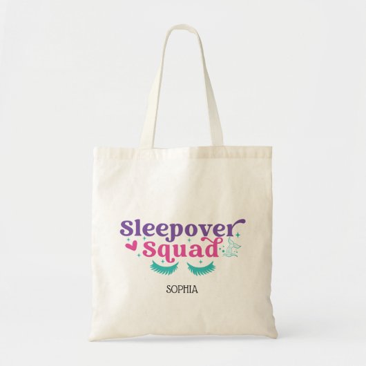 Sleepover Squad  Tote Bag (Voorkant)