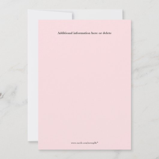 Sleepover stripdieren slapen roze grijs sluimer kaart (Achterkant)