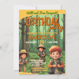 Sleepover Tent Campout Elke Leeftijd Verjaardagsfe Kaart