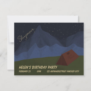 Sleepover uitnodiging