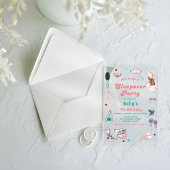 Sleepover Verjaardag Pamper Party Verjaardag Acryl Uitnodigingen