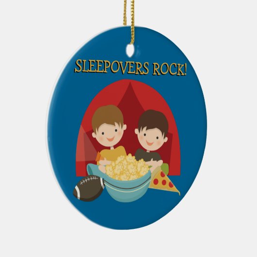 Sleepovers Rock Keramisch Ornament (Rechts)