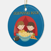 Sleepovers Rock Keramisch Ornament (Links)