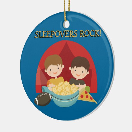 Sleepovers Rock Keramisch Ornament (Links)