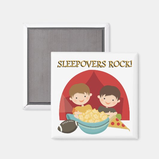 Sleepovers Rock Magneet (Voorkant / Achterkant)