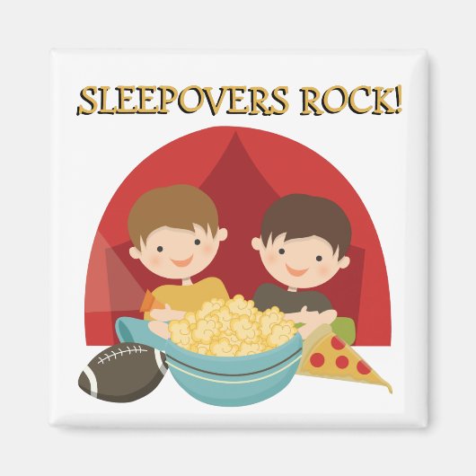 Sleepovers Rock Magneet (Voorkant)