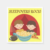 Sleepovers Rock Servetten (Voorkant)