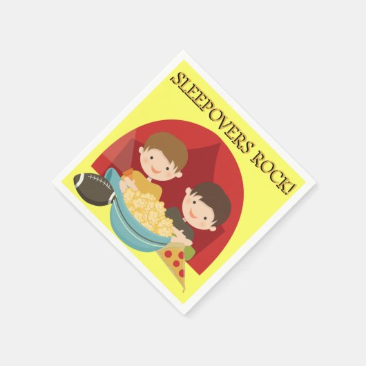 Sleepovers Rock Servetten (Hoek)