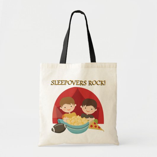 Sleepovers Rock Tote Bag (Voorkant)