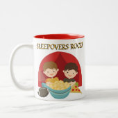 Sleepovers Rock Tweekleurige Koffiemok (Links)