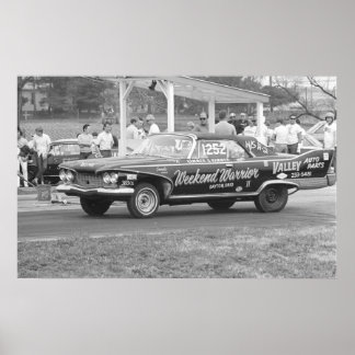 Sleepraces - 1960 Plymouth Fury Poster