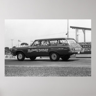 Sleepraces - 1964 Dodge 330 Wagon Poster