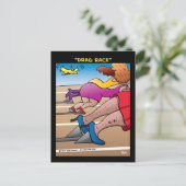 "Sleepraster" Briefkaart (Staand voorkant)