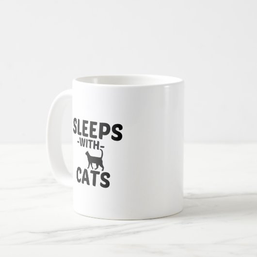 SLEEPS WITH CATS KOFFIEMOK (Voorkant links)