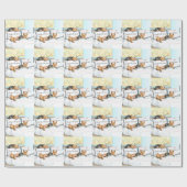 Sleeps with Yorkies Cadeaupapier (Vlak)