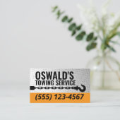 Sleepservice bedrijf Professional trekhaak Visitekaartje (Staand voorkant)