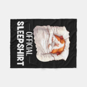 Sleepshirt Sleeng Guinea G Animal Lovers Pajama  Fleece Deken (Voorkant (Horizontaal))