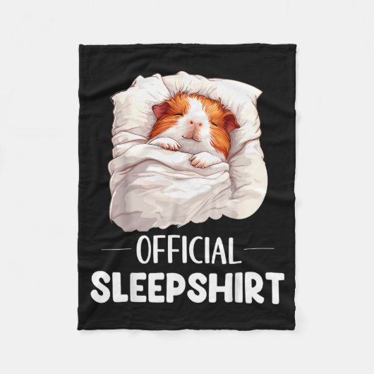 Sleepshirt Sleeng Guinea G Animal Lovers Pajama  Fleece Deken (Voorkant)