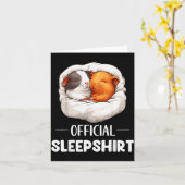 Sleepshirt Sleeng Guinea G Animal Lovers Pajama  Kaart (Gele Bloem)