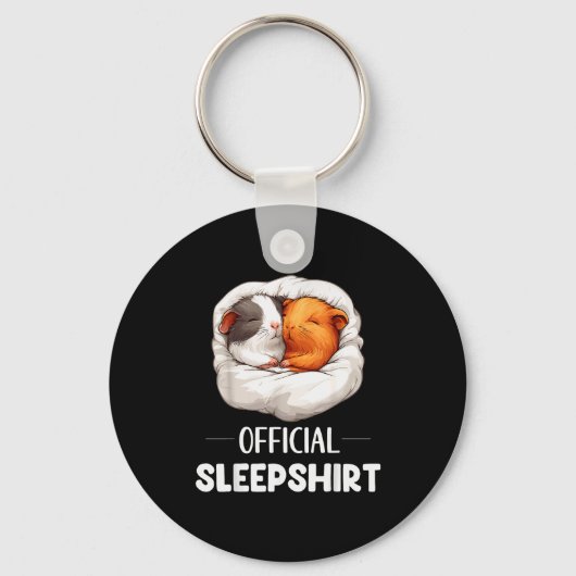 Sleepshirt Sleeng Guinea G Animal Lovers Pajama Sleutelhanger (Voorkant)